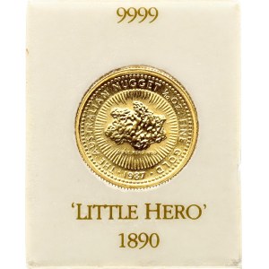 Australia 15 Dollars 1987 Australian Nugget - Little Hero 1890
