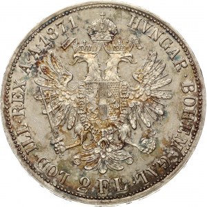 Austria 2 Florin 1871 A