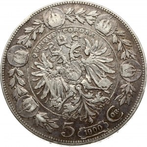 Austria 5 Corona 1900