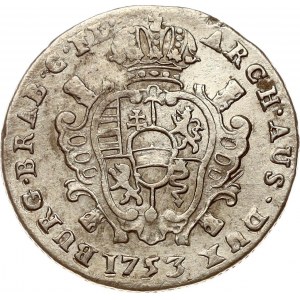 Austrian Netherlands 1 Escalin 1753 Bruges