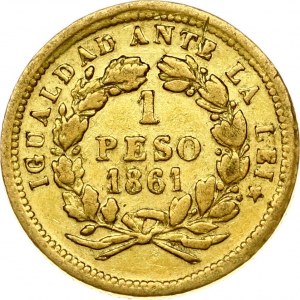 Cile 1 Peso 1861 Così