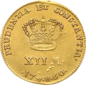 Denmark 12 Mark 1760 VH;W