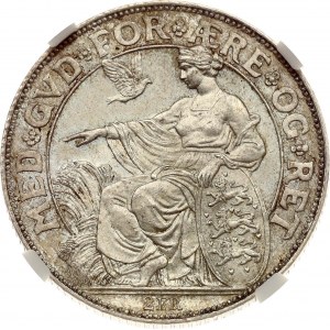 Denmark 2 Kroner 1903 P GJ Anniversary of Reign NGC MS 66 ONLY 1 COIN IN HIGHER GRADE