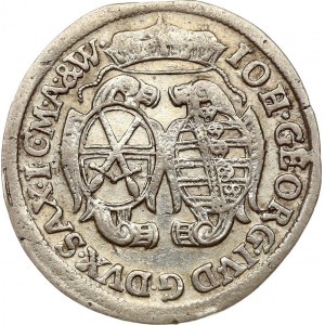 Saxony 1/12 Taler 1693