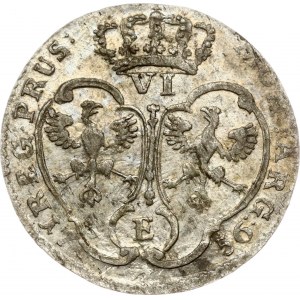 Prussia 6 Groscher 1756 E