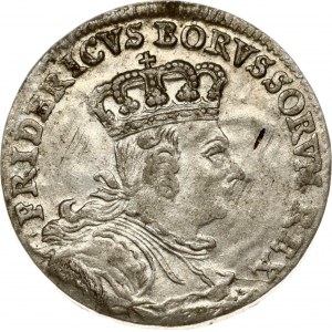 Prussia 6 Groscher 1757 C