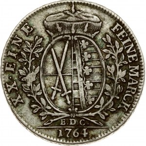 Saxony 2/3 Taler 1764 EDC