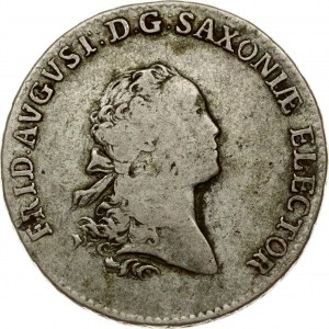 Saxony 2/3 Taler 1764 EDC