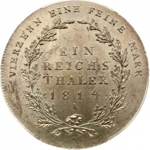 Prussia Taler 1814 A PCGS MS 63