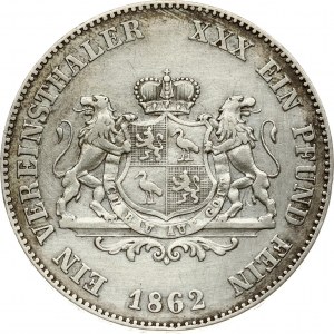 Reuss Taler 1862 A
