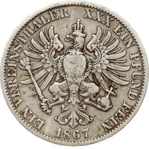 Nemecko Prusko Taler 1867 A