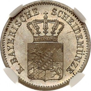 Bavaria 1 Kreuzer 1871 NGC MS 66