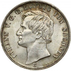 Saxony Taler 1871 B Victory