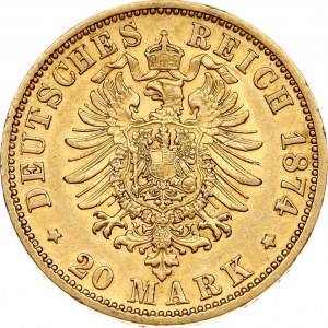 Prussia 20 Mark 1874 A