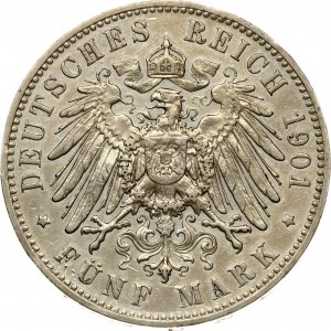 Sasko 5 Marek 1901 E
