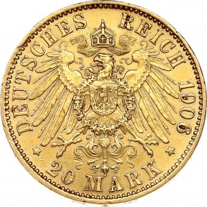 Prussia 20 Mark 1906 A