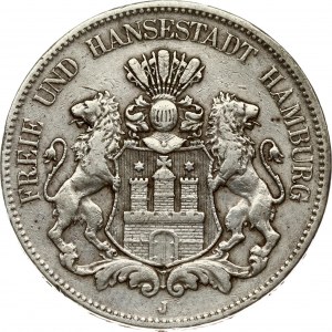 Hamburg 5 Mark 1907 J