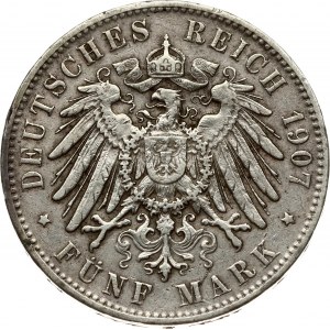 Hamburg 5 Mark 1907 J
