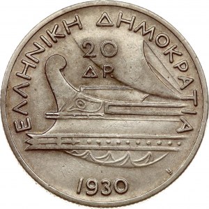 Řecko 20 drachmai 1930