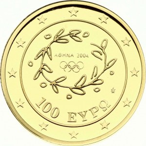 Řecko 100 Euro 2004 Palác Knossos