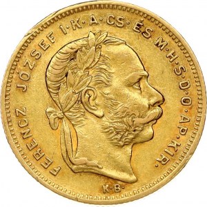 Hungary 20 Francs / 8 Forint 1876 KB