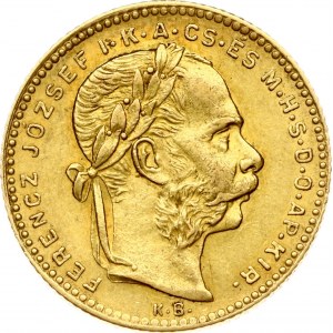 Hungary 20 Francs / 8 Forint 1880 KB