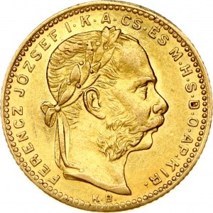 Hungary 20 Francs / 8 Forint 1881 KB