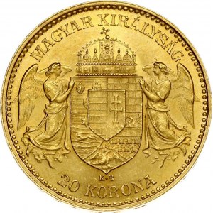 Maďarsko 20 Korona 1896 KB