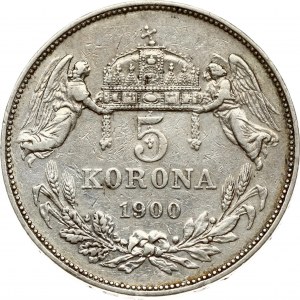 Hungary 5 Korona 1900 KB