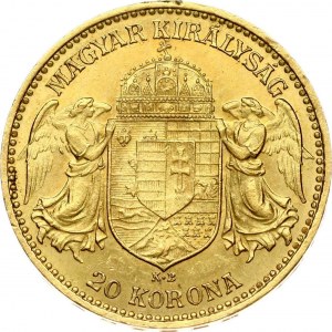 Hungary 20 Korona 1905 KB