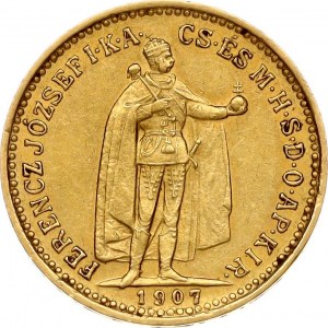 Hungary 10 Korona 1907 KB