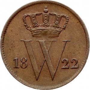 Netherlands 1 Cent 1822