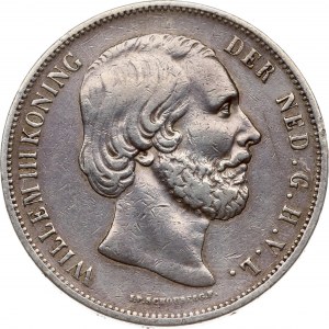 Netherlands 2½ Gulden 1870