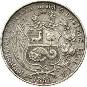 Peru 1 Sol 1869 YB