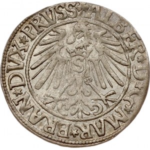 Polska Prusy Grosz 1545 Królewiec