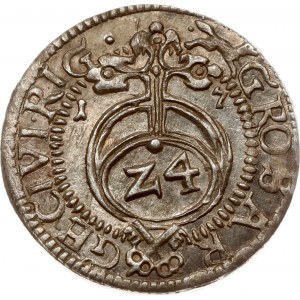 Polska Grosz 1617 Ryga (R6)