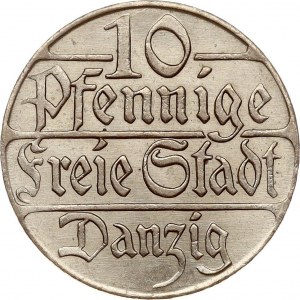 Gdansk 10 Pfennige 1923