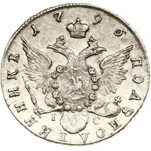 Russia Polupoltinnik 1796 СПБ-IС