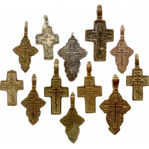 Russia Pectoral crosses ND Lot of 12 pcs