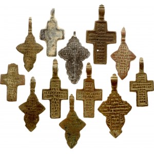 Russia Pectoral crosses ND Lot of 12 pcs