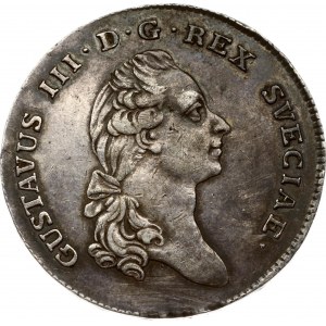 Sweden 1 Riksdaler 1782 OL