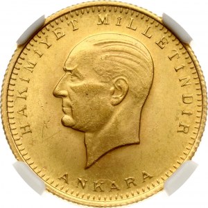 Turkey 100 Kurus 1923//39 NGC MS 63