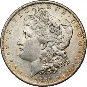 USA Morgan Dollar 1884 O