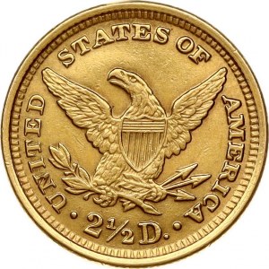 USA 2½ Dollars 1907 'Coronet Head - Quarter Eagle'