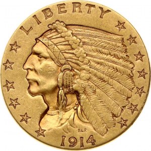 USA 2½ Dollars 1914