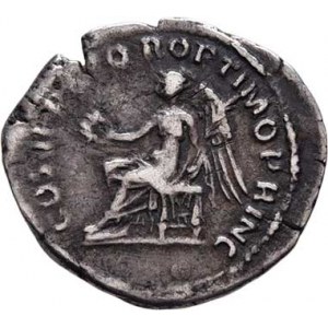 Traianus, 98 - 117, AR Quinar, Rv:COS.V.P.P.SPQR.OPTIMO.PRINC.,