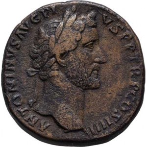 Antoninus Pius, 138 - 161, AE Sestercius, Rv:FELICITAS.AVG.S.C., stojící