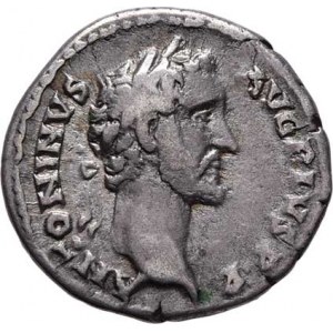 Antoninus Pius a Marcus Aurelius - společná ražba, AR Denár, Rv:AVRELIUS.CAES.AVG.PII.F.COS.DES.,