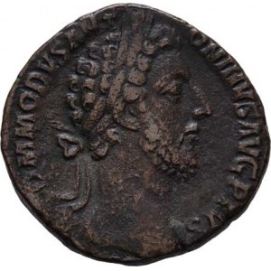 Commodus, 177 - 192, AE Sestercius, Rv:TR.P.VIII.IMP.VI.COS.IIII.P.P.S.C