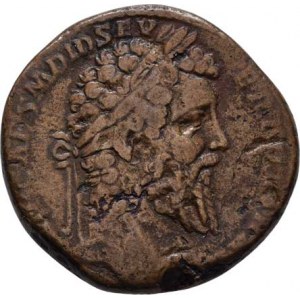 Didius Julianus, rok 193 (66 dní), AE Sestercius, Rv:P.M.TR.P.COS.S.C., stoj. Fortuna,